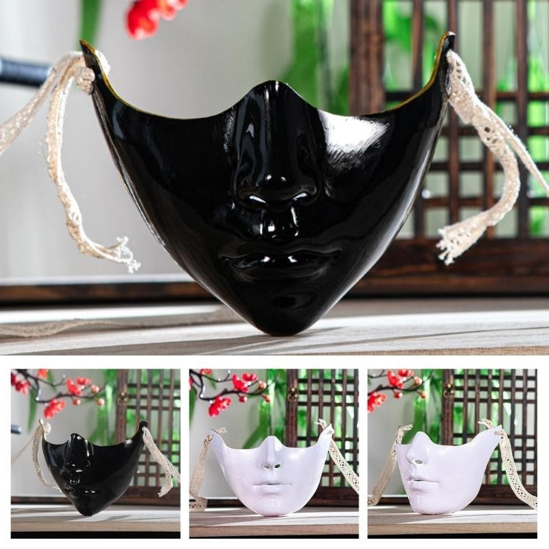 Masquerade Half Face Mask for Women Men Carnivals, Halloween Eyemask Eye Cover Mouth Cover Masquerade Costume Accsessory