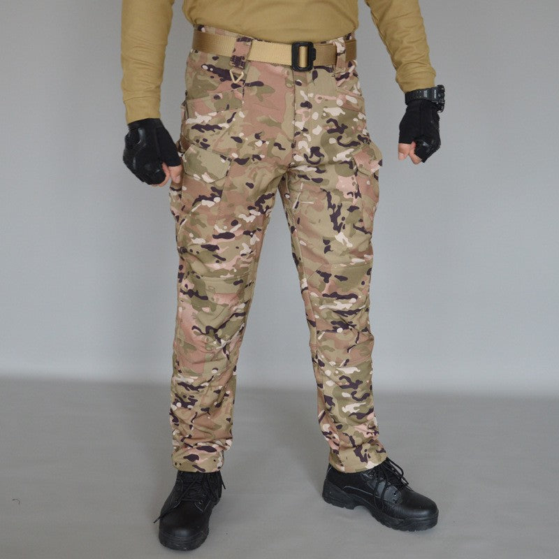 Softshell Warm Pants Men's Waterproof Sharkskin Fleece Working Trousers Outdoor Windproof Thickened Wear-resistant Cargo Pants