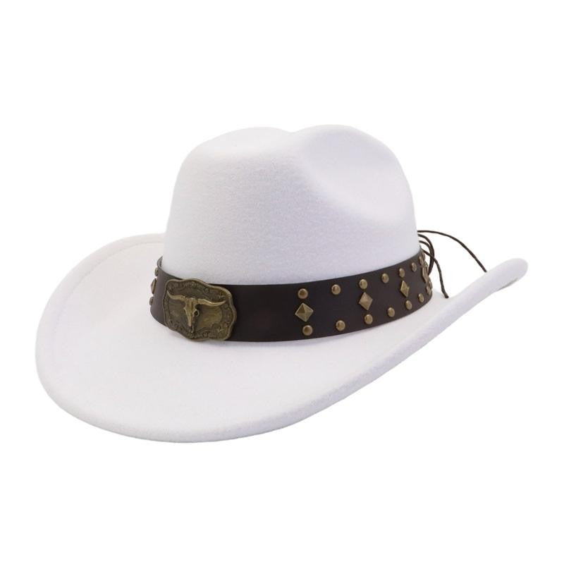 31BB Vintage Wide Brims Sun Hat Western Styles Lightweight Polyester Summer Outdoor Gears For Men Women Unisex