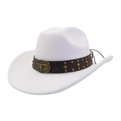 31BB Vintage Wide Brims Sun Hat Western Styles Lightweight Polyester Summer Outdoor Gears For Men Women Unisex