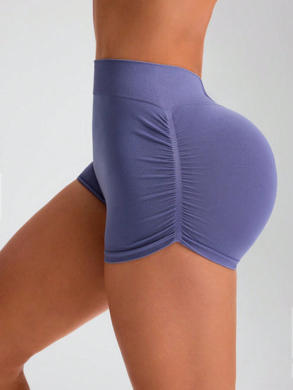 Workout Shorts for Women Seamless Scrunch Short Gym Yoga Running Sport Active Exercise Fitness Shorts