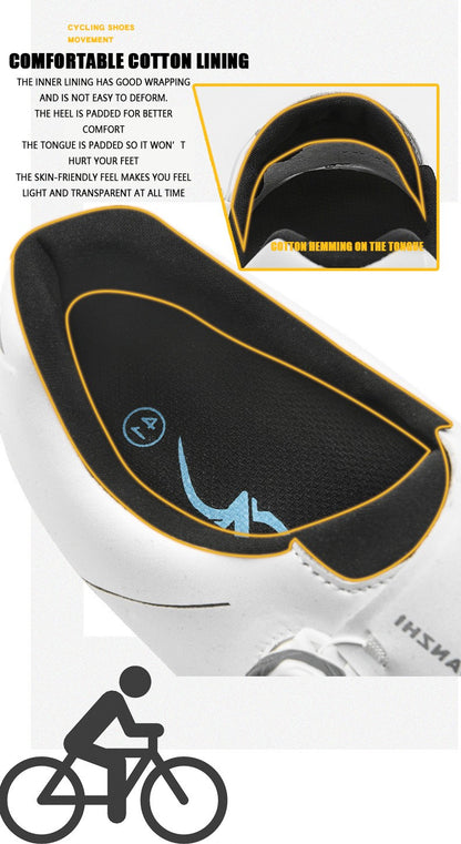 Cycling Sneaker MTB Men Sport Road Bike Boots Flat Racing Speed Sneakers Trail Mountain Bicycle Footwear Spd Pedal Cycling Shoes