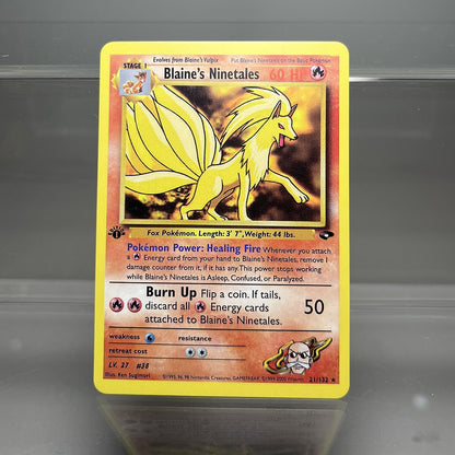 Cartas PROXY PKM Gym-Challenge/Neo-Genesis Lugia Typhlosion Rocket's Mewtwo PTCG Foil Game Collection Cards Game Toys