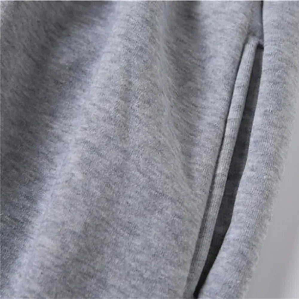 Men Loose Letter Printed Casual Long Pants Men Fashion Drawstring Outdoor Sports Fitness Jogging Sweatpants Fleece Pants