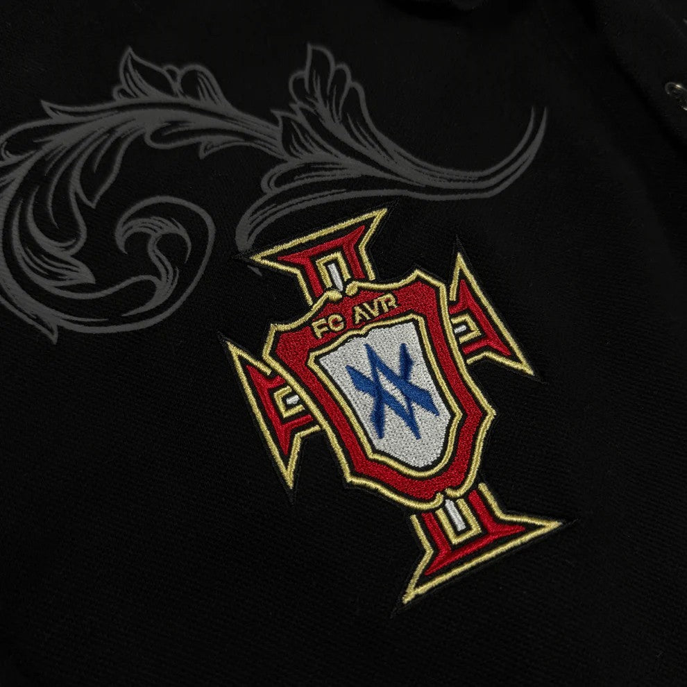 Retro Long Sleeve Polo Shirt Y2k Casual Loose Letter Pattern Embroidery T Shirts Street Sweatshirt Men Cotton Jersey Lapel Golf