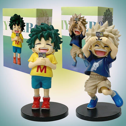 Em estoque 2 unidades de figuras de ação de anime em PVC colecionáveis, brinquedos infantis de aniversário, presentes decorativos para fãs
