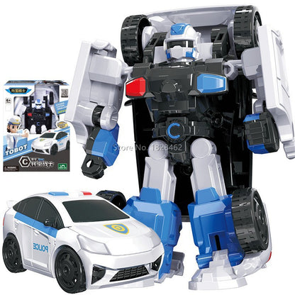 Mini Robô de Transformação Tobot Brinquedos Coreanos Desenhos Animados Irmãos Anime Tobot Deformação Carro Avião Brinquedos para Crianças Presente