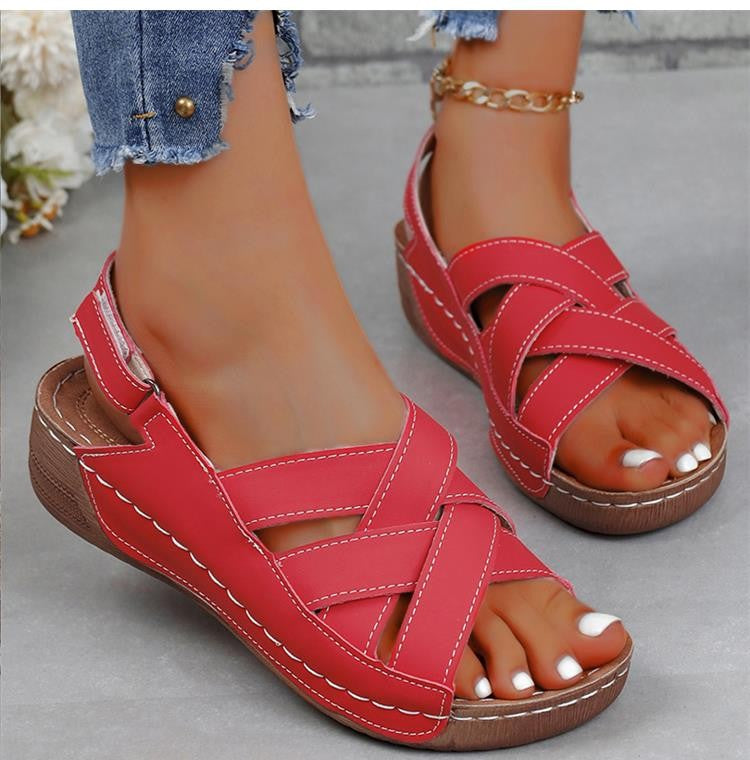 Women Sandals Shoes Summer Beach Shoes Woman Party Sandals For Women Wedge Ladies Shoes Non-Slip Footwear Women Sandal Female