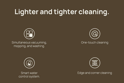 JONR ED12 Wet Dry Smart Vacuum Washing Cleaner Wireless Washing Floor Cleaner/Mop Water
