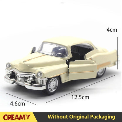 1:32 Alloy Diecast Mustang GT Classic Vintage Car Model Pull Back Car Miniature Vehicle Replica For Collection Gift for Kid