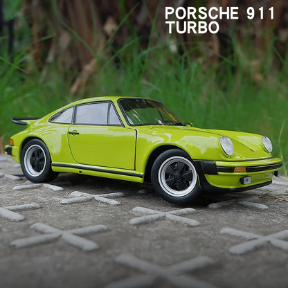 WELLY 1:24 Porsche 911 Turbo 3.0 1974 Liga Fundido e Veículos de Brinquedo Modelo de Carro Miniatura Escala de Carro Brinquedo Para Crianças