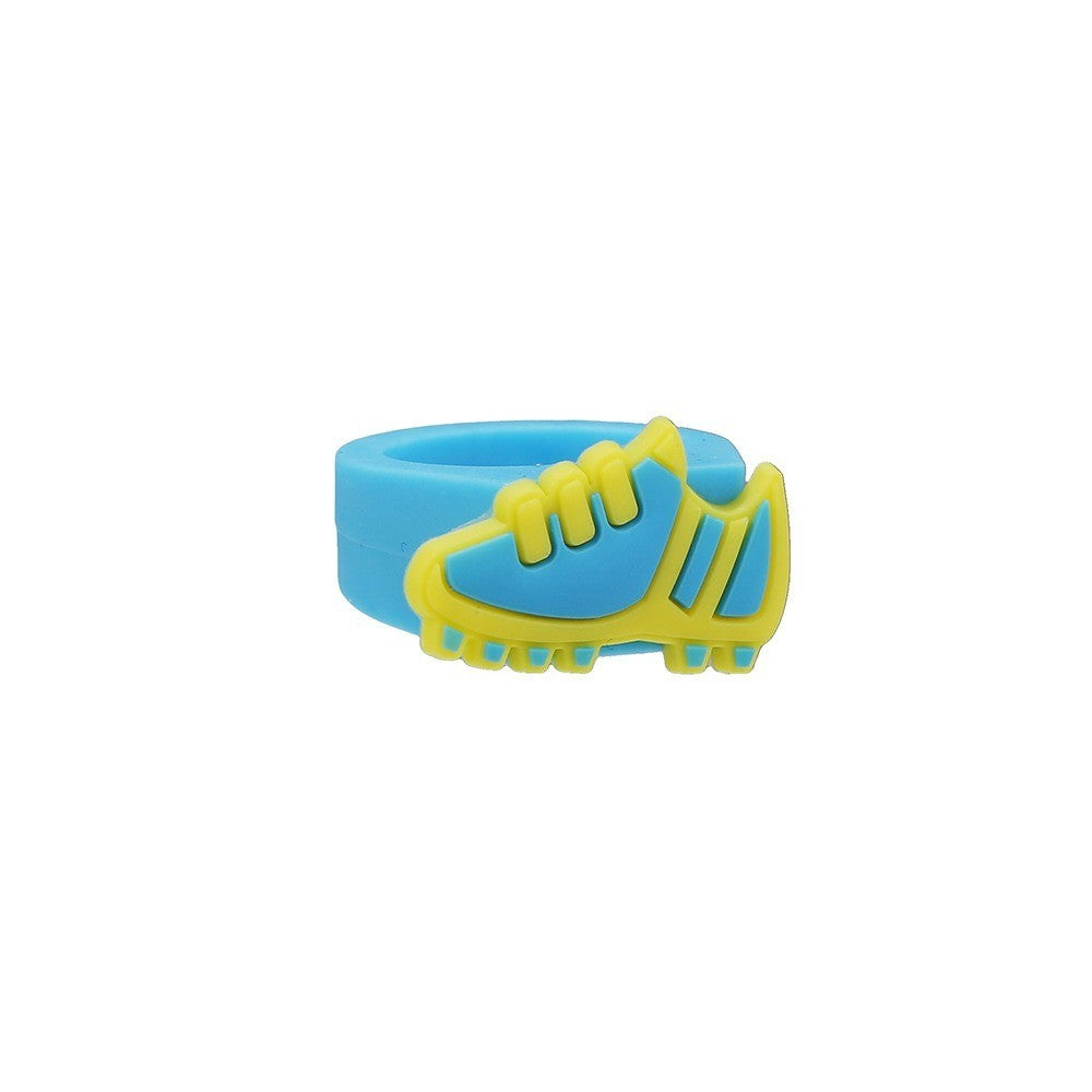 10-30Pcs Cartoon Football Theme Silicone Rings for Football Carnival Birthday Party Favors Pinata Gift Bag Filler Prize Party
