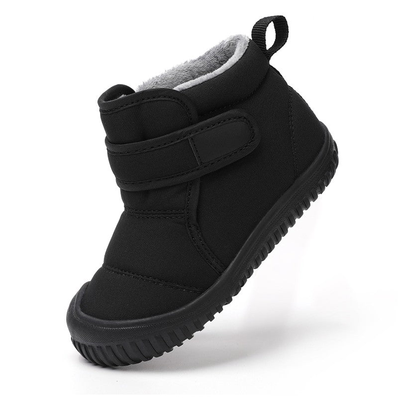 Unisex Kids' Outdoor Anti-slip Winter Snow Boots Warm Plush Toddler Boys Girls Comfortable Walking Shoes Size 19-28