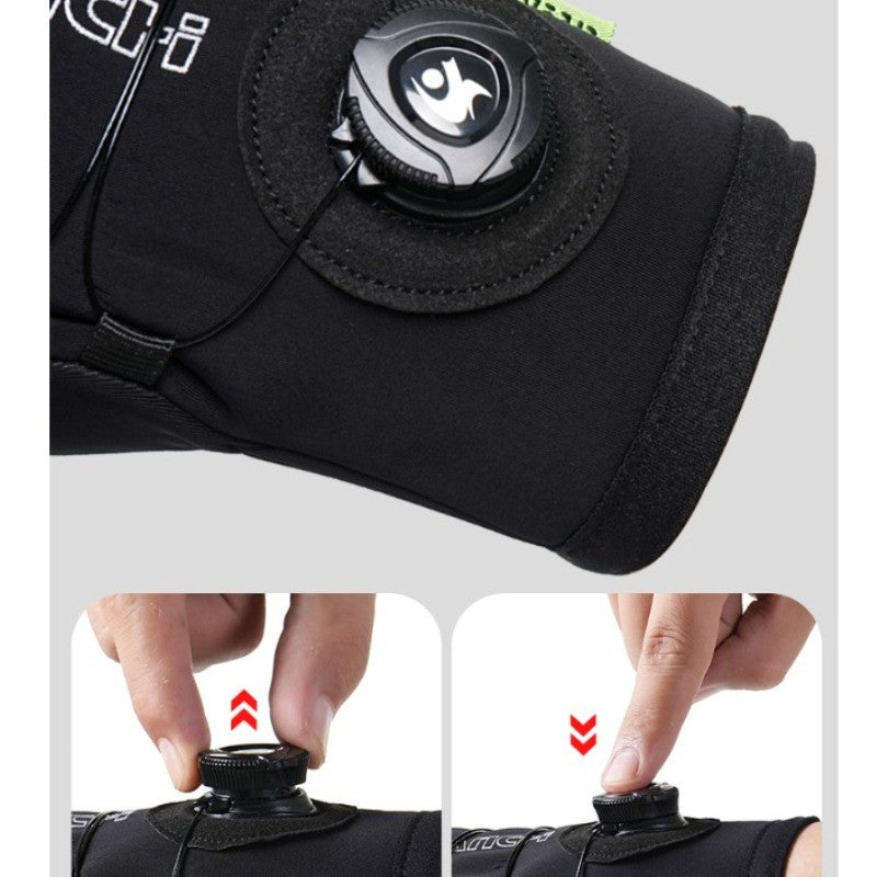 Luvas de Motocicleta com Tela Sensível ao Toque, Luvas de Ciclismo de Inverno, Luvas Esportivas Corta-Vento à Prova D'Água para Andar de Moto, Esqui e Corrida, para Clima Frio ao Ar Livre