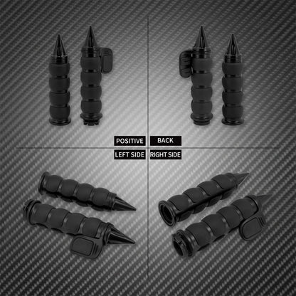 1" Motorcycle Hand Grips 25mm Handlebar Handle Bar For Harley Touring FLHR Softail Fat Boy Sportster XL 883 1200 Dyna For Honda