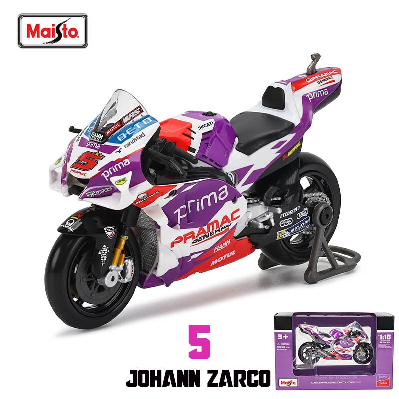Maisto 1:18 2023 GASGAS Tech3 37#Augusto Fernandez 44#Pol Espargaro Moto GP modelo de motocicleta de liga leve para coleção de brinquedos de presente