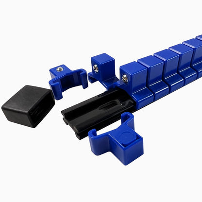 Organizador de Soquetes Giratório 360° 1/4 3/8 1/2 Trilho de Clipe de Soquete de Qualidade Premium Suporte Deslizante para Soquetes Trilho de Manga Rack de Ferramentas 1 peça