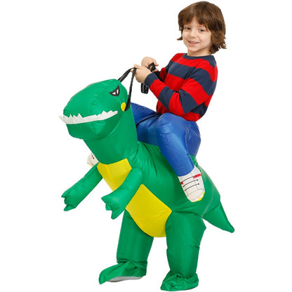 Kids Child Dinosaur Inflatable Costume Anime Purim Halloween Christmas Party Cosplay Costumes Dress Suits for Boys Girls