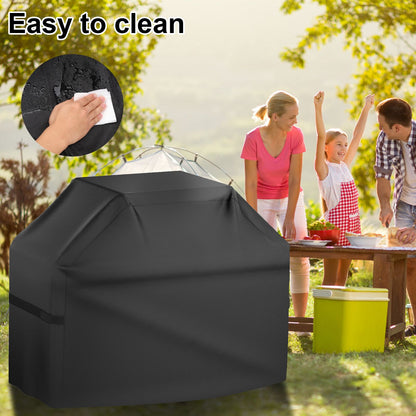 BBQ Grill Barbeque Cover Anti-Dust Waterproof Weber Heavy Duty Charbroil BBQ Cover Outdoor Rain Protective Barbecue Cover