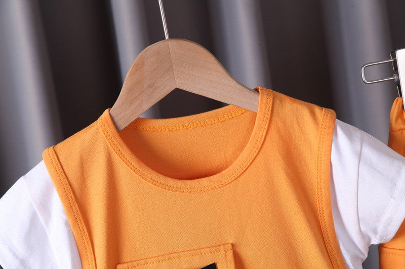 New Summer Infant Boys Clothing Children Casual T-Shirt Shorts 2Pcs/Set Toddler Baby Girl Clothes Sports Costume Kids Tracksuits