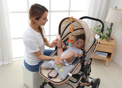 Baby Hanging Rattle Toys Sensory Soft Learning Toy Cartoon Animal Stuffed Bed Bell Toy Infant Development Handle Toy 0-24 Months