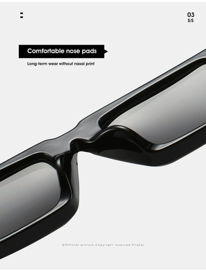 New Y2K Sunglasses for Men Women Trendy Sun Glasses Goggle Man Brand Designer Square Glasses Shades Female UV400 Eyewear