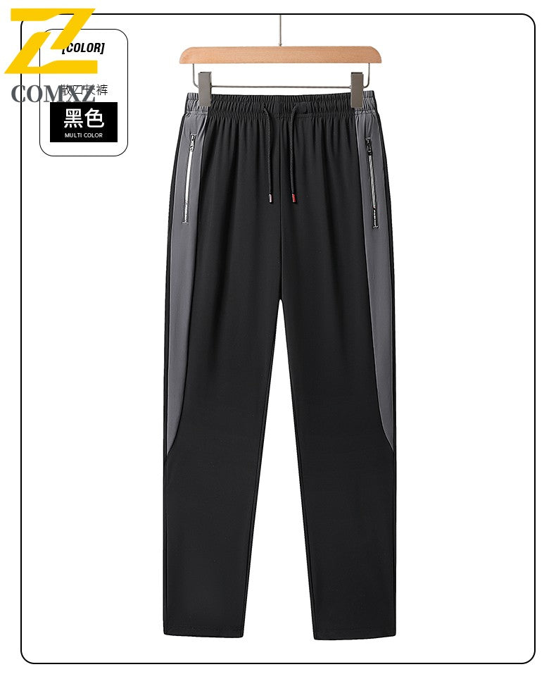 2025 Mens Sportswear Spring Summer Tracksuit 2 Piece Sets Sports Suit Sun Jacket + Pant Running Set Male Gym Exercise Clothing