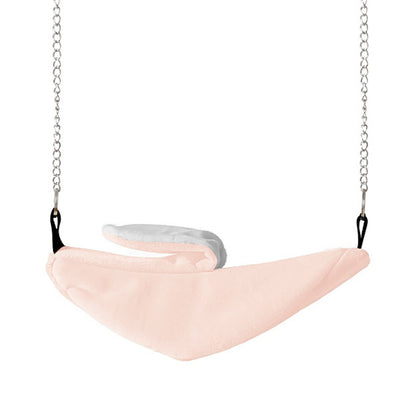 1PC Cama Quente de Inverno em Forma de Banana para Papagaio Ninho de Pássaro Cama de Rede para Papagaio Brinquedo para Pássaro de Estimação Hamster Gaiola de Pendurar Saco de Dormir