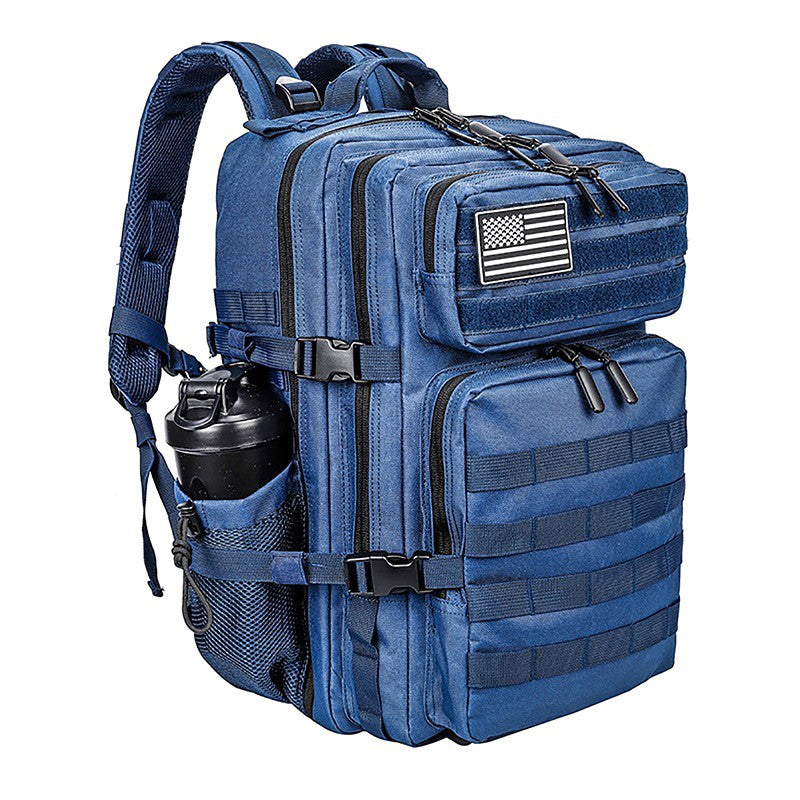 LHI Mochila Tática 45L/35L/25L para Homens e Mulheres, À Prova D'Água, Bolsa de Ginástica para Atletas, Mochila de Viagem para Caminhada ao Ar Livre com Porta-Garrafas
