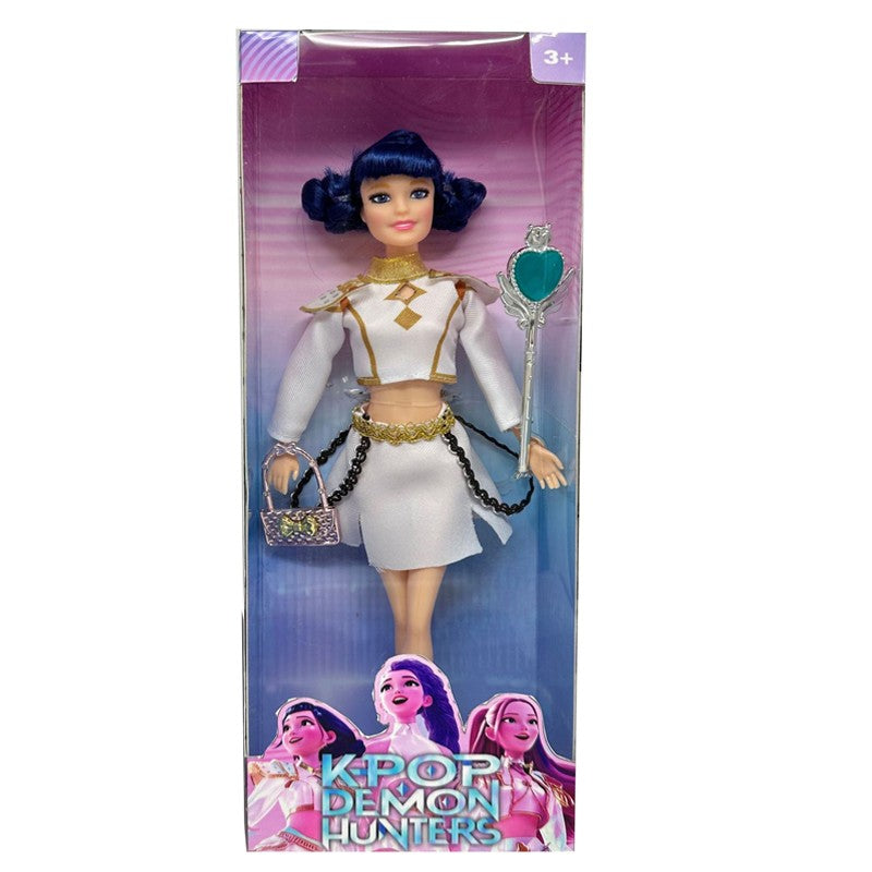 NOVAS Bonecas de Brinquedo Kpop Demon Hunters Bonecos de Ação Rumi Mira Zoey Lindas Princesas Bonecas para Meninas de Plástico Brinquedo DIY para Meninas