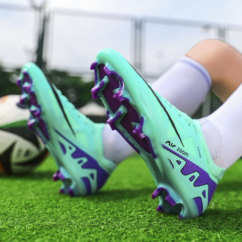 Men Football Shoes Cleats Outdoor Grass Society Training Match Football Field Boots Resistant Studded Soccer Shoes Sport Wear