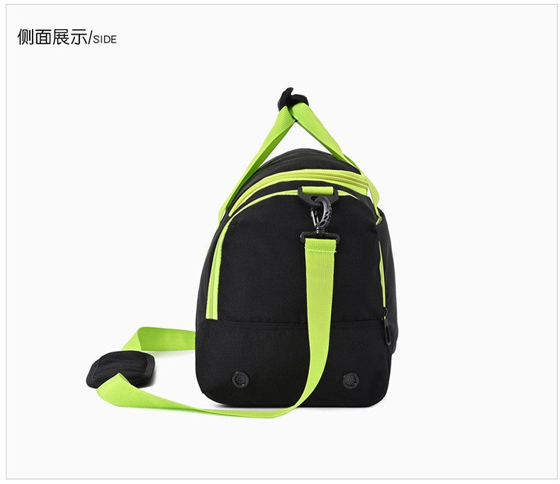 Personalized customized soccer bag logo with dry wet separation handbag luggage sports bag printed with logo pattern