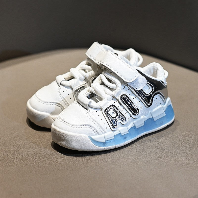 Four Seasons Children's Sneakers Girls Boys Non-slip Sport Shoes Toddler Non-slip Sneakers Casual Soft Shoes Kids Outdoor Sho