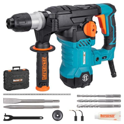 Martelete Rotativo SDS-Plus de 1-1/4" com Controle de Vibração, Embreagem de Segurança, 12,5 A, 4 Funções, com Fio, para