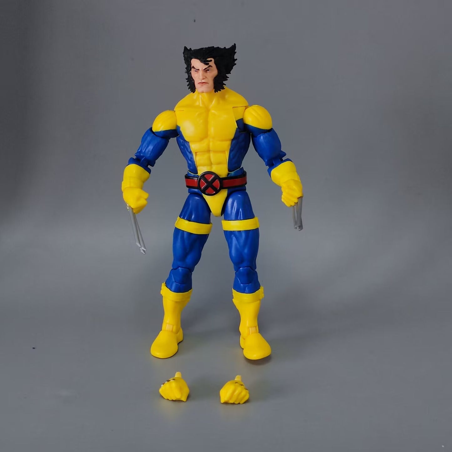 Boneco de Ação Marvel Legends Retro Wolverine Espiral Avalanche Longshot Dark Phoenix Multiple Man 6"