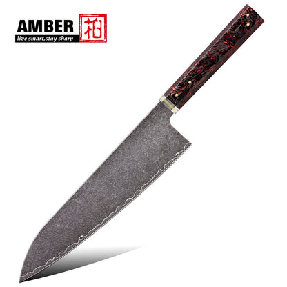 Conjunto de Facas de Cozinha 1-6PC Damasco 3 camadas de revestimento Facas de aço Acessórios de Cozinha Facas Profissionais de Chef Ferramentas de Culinária