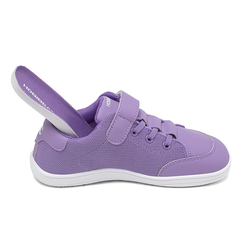 HOBIBEAR Mesh Barefoot Shoes Boys Girls Wide Toe Sneaker Zero Drop Walking Shoes(Toddler Little Big Kid)