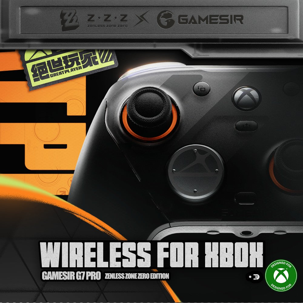 GameSir G7 Pro Zenless Zone Zero Wireless Xbox Game Controller – Charging Dock, TMR Joytick, Hall Effect Trigger, Gyroscope