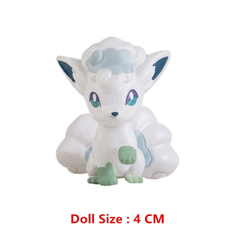 Pokémon 4-13cm Bonecos de Desenho Animado Filme Anime Pikachu Eevee Charmander Mewtwo Bonecos Colecionáveis Melhor Presente de Aniversário para Crianças