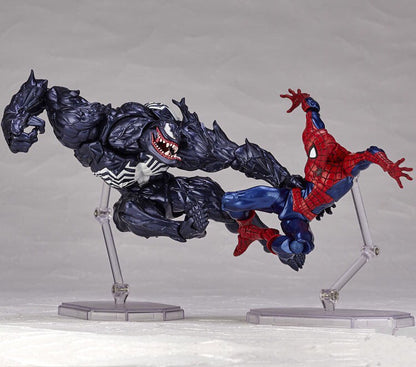 AMAZING YAMAGUCHI Carnificina Venom Homem-Aranha Marvel legends Boneco de Ação Articulado Modelo de Estátua com Rosto Mutável para Crianças de Brinquedo de Presente