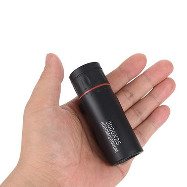 2000x25 HD Monocular Telescope Mini Portable Mobile Phone Telescope with Holder Outdoor Camping Hunting Birdwatching Telescopes