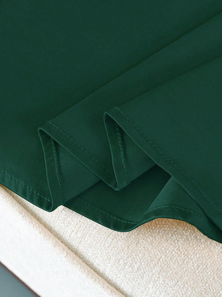 Elegant Satin A-line Long Skirts for Women High Quality Smooth Party Maxi Skirt with Pockets Y2K Lady Solid Women's Skirts