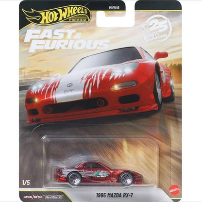 Hot Wheels HNW46 Fast & Furious Car Culture Modelos Die-Cast 1/64 Mazda RX-7 Honda & Lamborghini Carros Modelo Coleção de Menino Presente