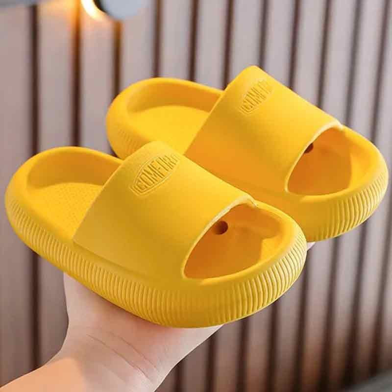 Children's Slippers for Summer Boys and Girls Indoor Bathroom Soft-Soled Thickened Anti-Slip Baby Slippers and Cool Sandals