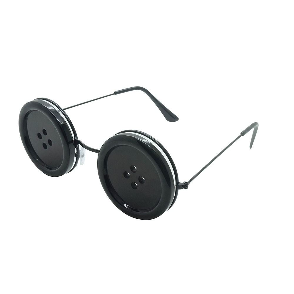 Button Eyes Glasses Eyewear Halloween Glasses Cosplay for Halloween Costume Accessory Party Favor Eyewear