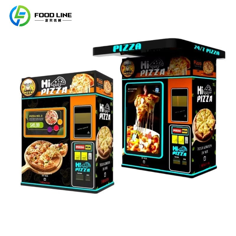 Outdoor Fully Automatic Factory Smart Touch Screen Pizza Vending Machine Wholesalers