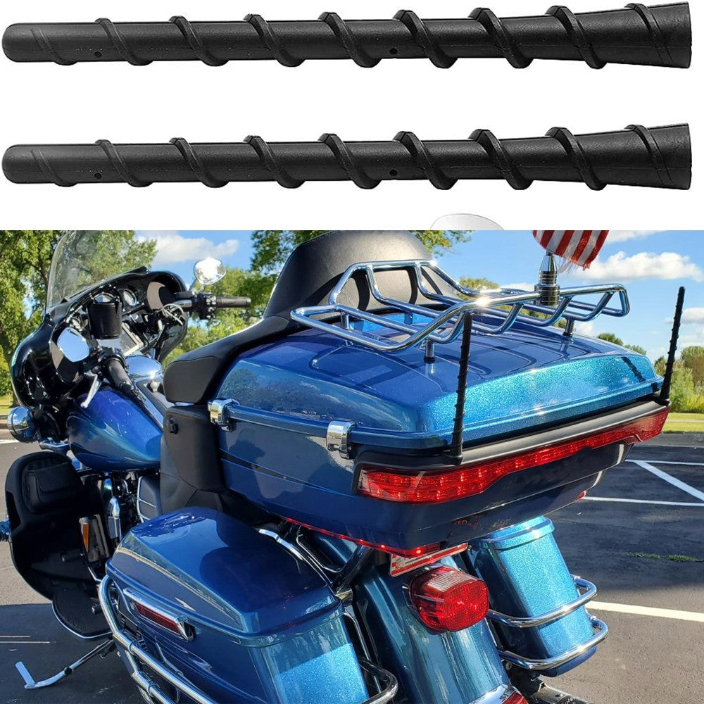 1 Par Mastro de Antena de Moto Para Harley Davidson Road Street Electra Tour Glide