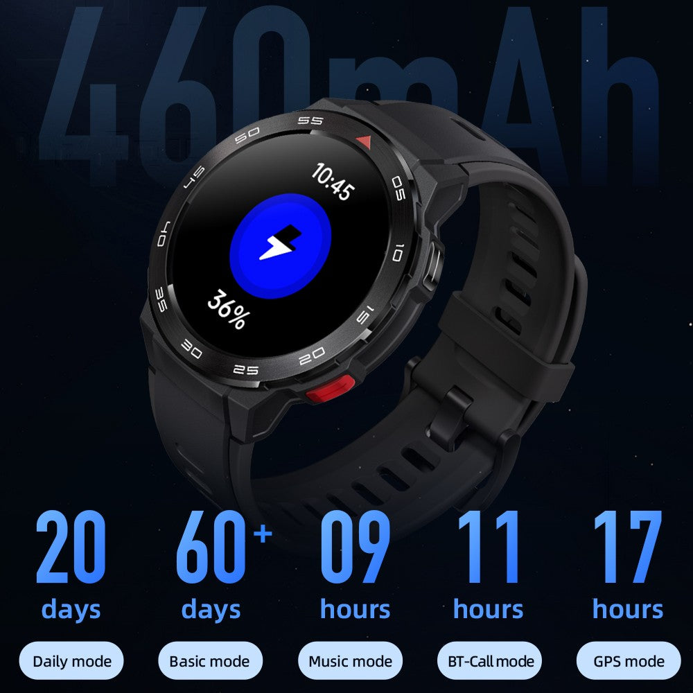 Smartwatch Mibro GS Pro Original Posicionamento GPS 5ATM À Prova D'água Chamada Bluetooth 105 Modos Esportivos Relógio Inteligente Para Homens Mulheres