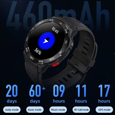 Smartwatch Mibro GS Pro Original Posicionamento GPS 5ATM À Prova D'água Chamada Bluetooth 105 Modos Esportivos Relógio Inteligente Para Homens Mulheres