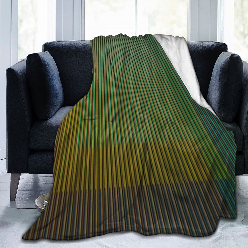 Carlos Cruz-Diez Blanket Soft Warm Flannel Throw Blanket Bedspread for Bed Living room Picnic Travel Home Couch